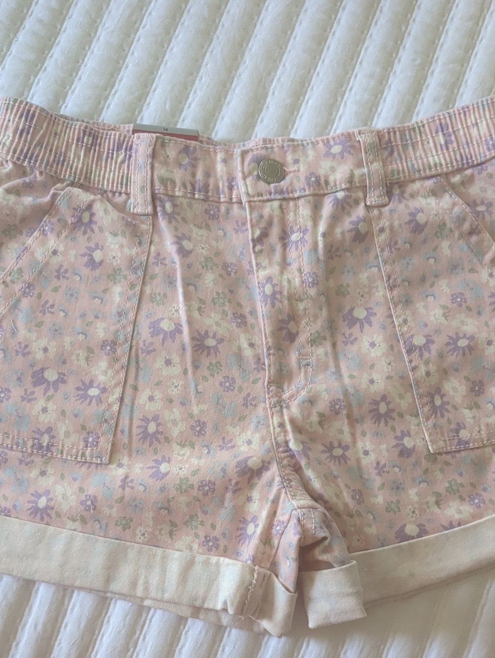NWT Levi's Girls Youth Twill Shorts Size 14